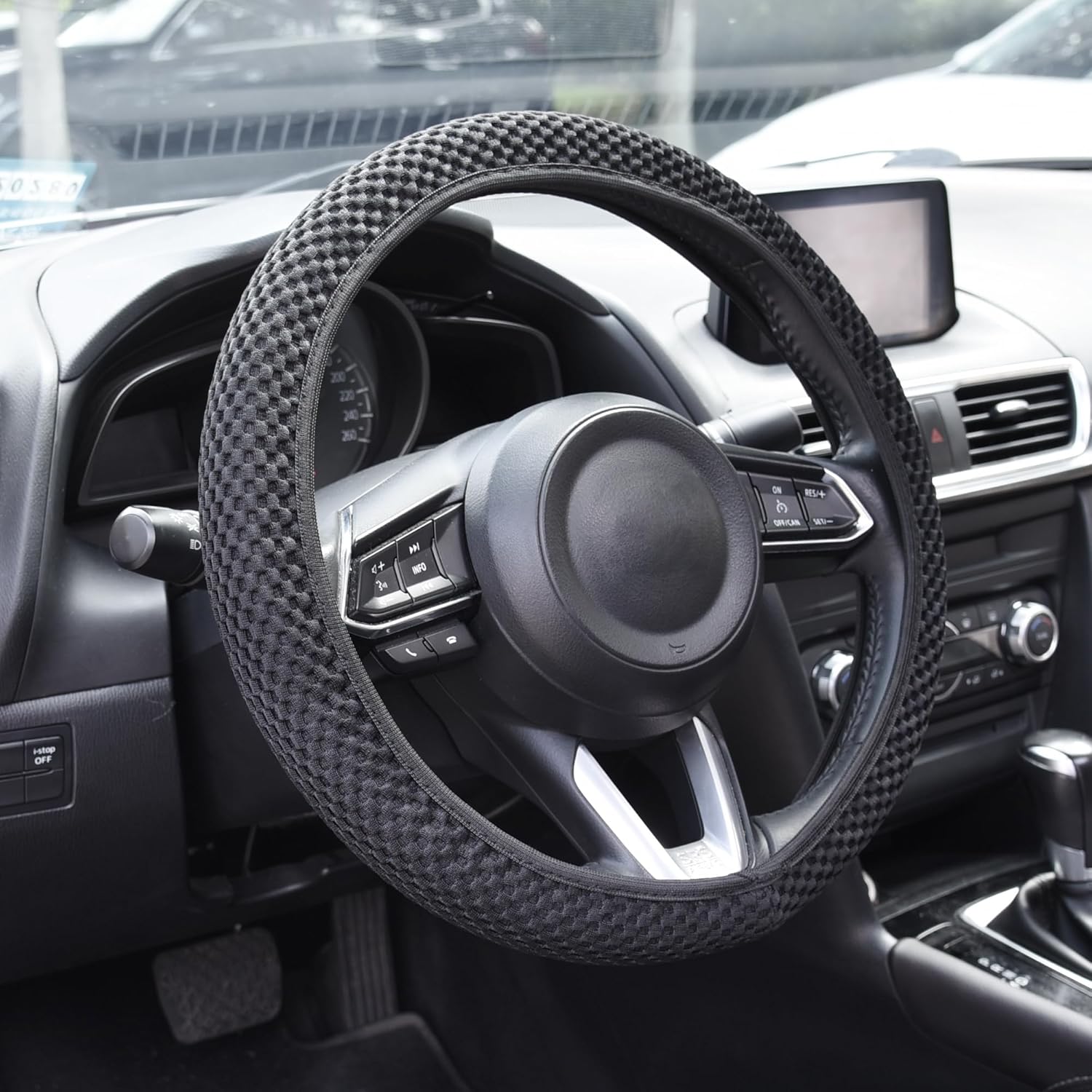 Steering wheel cover